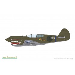 décoration Maquette Avion Eduard 1/48 – P-40E Warhawk Weekend Edition – Réf. 84207