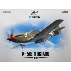 Maquette Avion Eduard 1/32 – P-51B Mustang Royal Hybrid – Réf. 932011