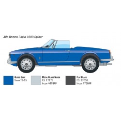 Maquette voiture Italeri 1/24 Alfa Romeo Giulia 1600 Spider – 3668