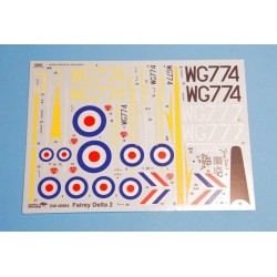 Maquette avion Fairey Delta 2 britannique 1/48 – Dora Wings DW48064