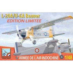 Maquette avion L-20/DH-6 Beaver - ELA - Indochine  1/48 – Dora Wings