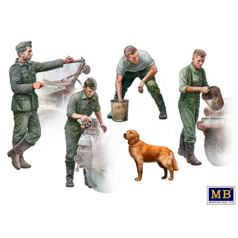 Master Box 35237 – Conducteurs allemands « Schnelle Truppen » – 1/35