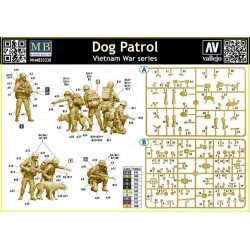 Master Box 35238 – Patrouille cynophile américaine, guerre du Vietnam – 1/35