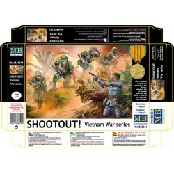 Master Box 35241 – Shootout! Combat au Vietnam – 5 figurines – 1/35