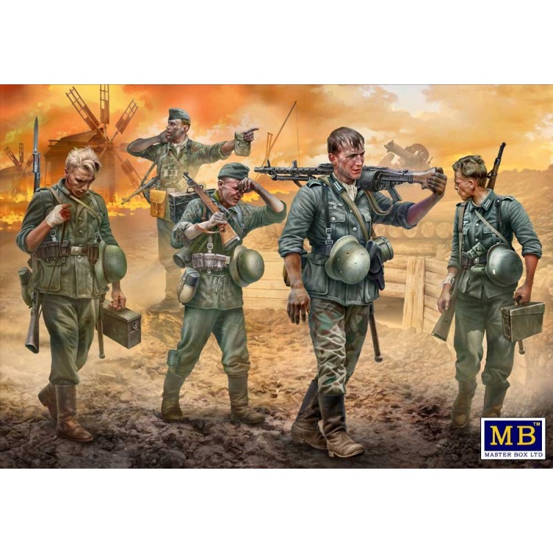 Master Box 35249 – Hot Summer 1941, infanterie allemande – 5 figurines – 1/35