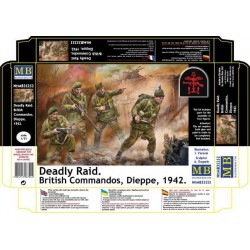 Master Box 35252 – Deadly Raid, commandos britanniques à Dieppe 1942 – 1/35