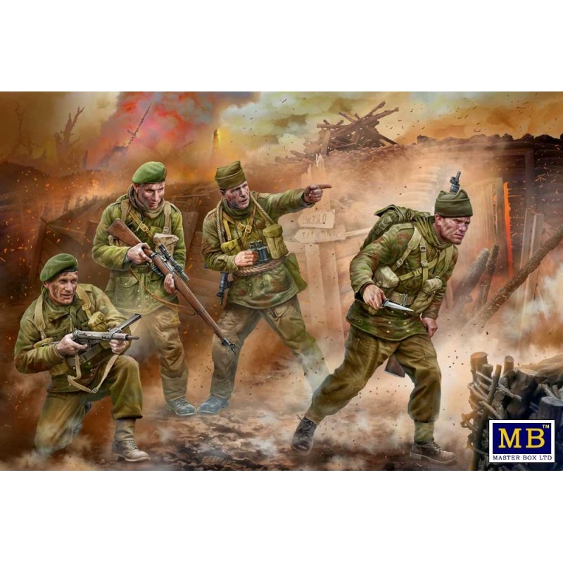 Master Box 35252 – Deadly Raid, commandos britanniques à Dieppe 1942 – 1/35