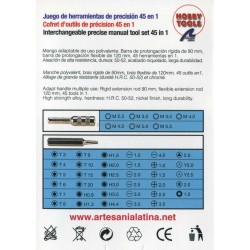 Tournevis de précision multi-embouts Artesania latina