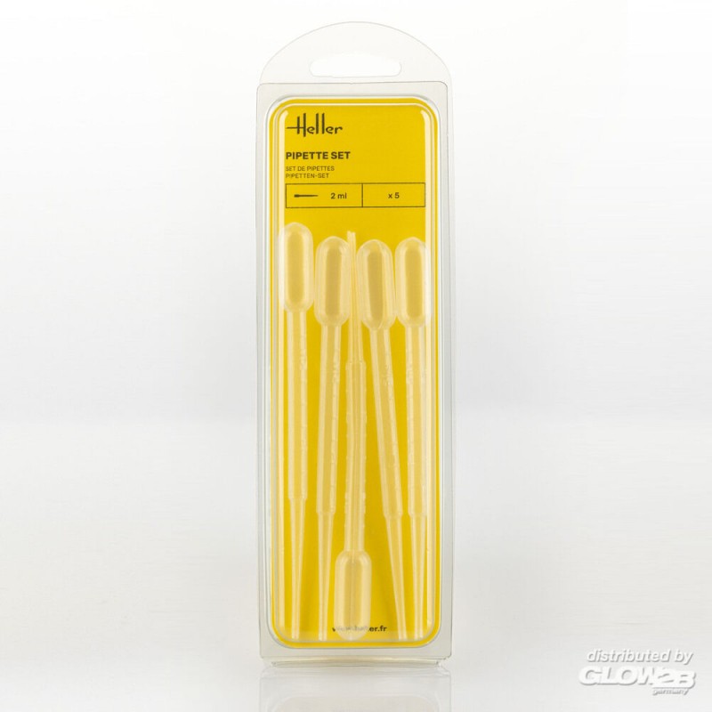 Heller, lot de 5 pipettes de 2 ml, 99016, EAN 3279510990164