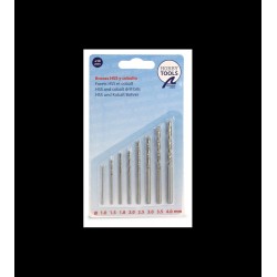 Ensemble de 8 Forets HSS et Cobalt pour Perceuse