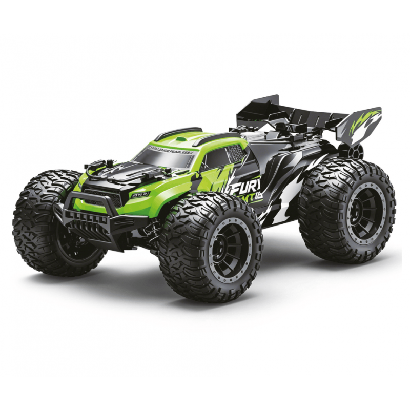 Vektor Mini Fury MT18 vert 4WD RTR 1/18, voiture radio commandée tout terrain pour débutant