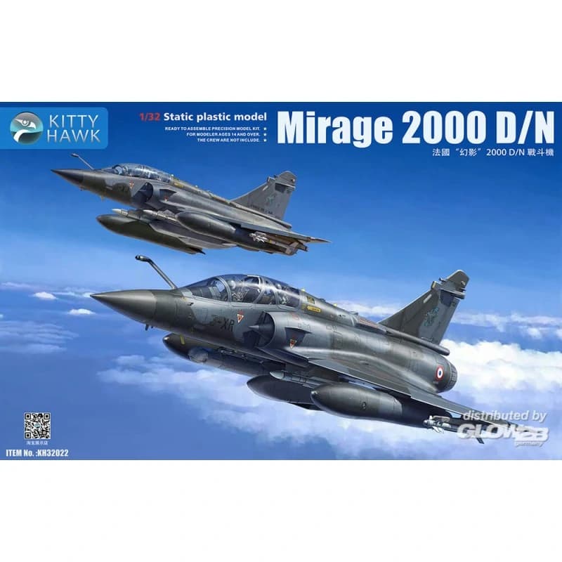 box art de la maquette du mirage 2000 de kitty hawk